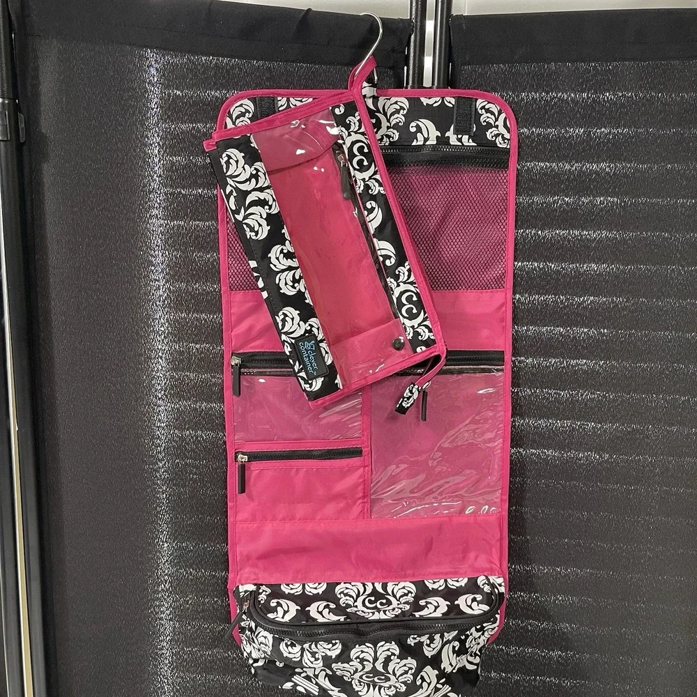 Makeup Travel Toiletries 2-Piece‎ Bag Dorm Bathroom Organization Storage